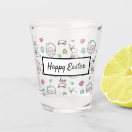 Happy Oaster Schnapsglas