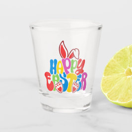 Happy Oaster Schnapsglas