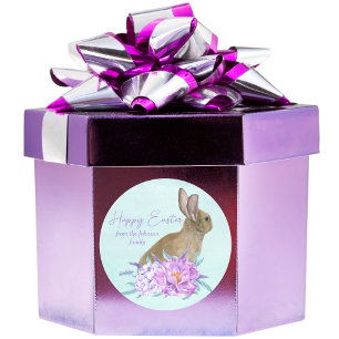 Happy Oaster Schöne Pastel Bunny Custom Party Runder Aufkleber