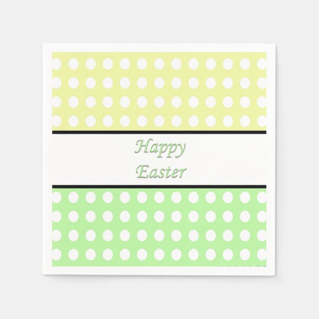 Happy Oaster Serviette (Vorderseite)