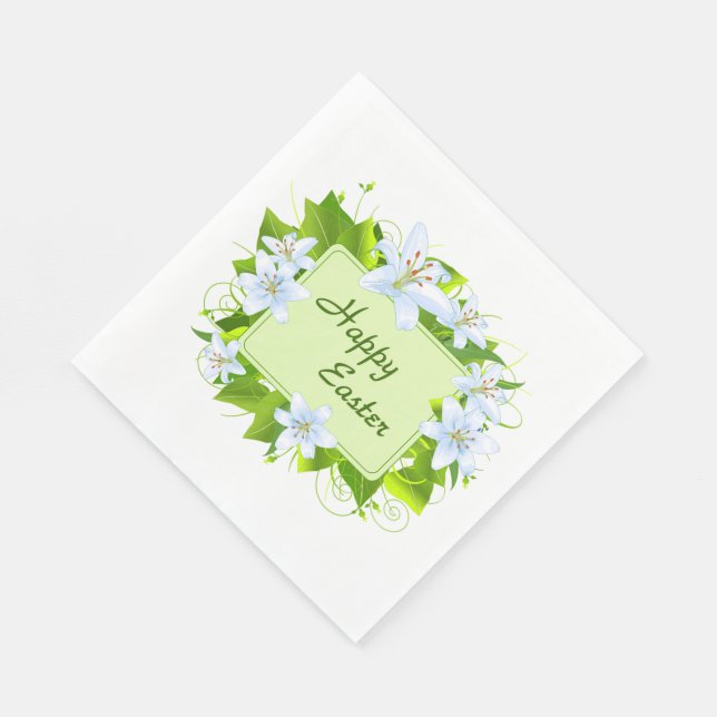 Happy Oaster Serviette (Ecke)