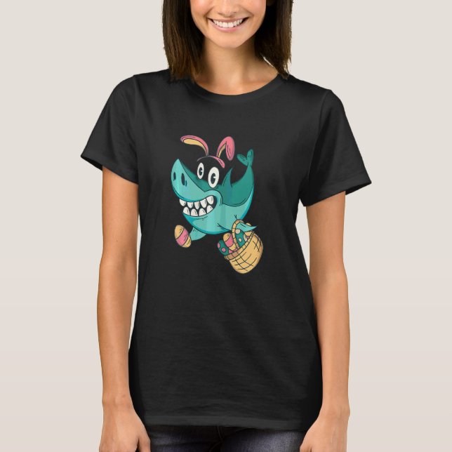 Happy Oaster Shark Egg Hunt T-Shirt (Vorderseite)