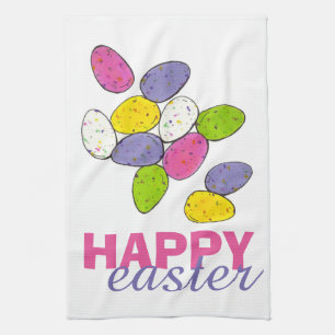Happy Oaster Speckled Candy Egg Malted Milk Küchentuch