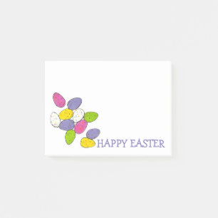 Happy Oaster Speckled Malted Milk Candy Eggs Post-it Klebezettel