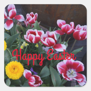 Happy Oaster Spring Flowers #4 Stickers