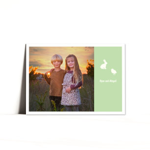 Happy Oaster Spring Two Foto Card Feiertagskarte