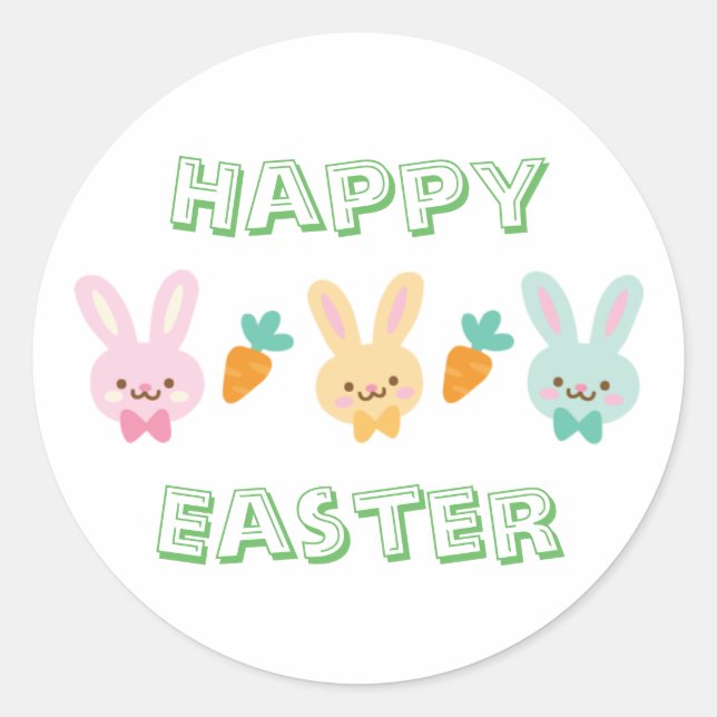 Happy Oaster Sticker (Vorderseite)