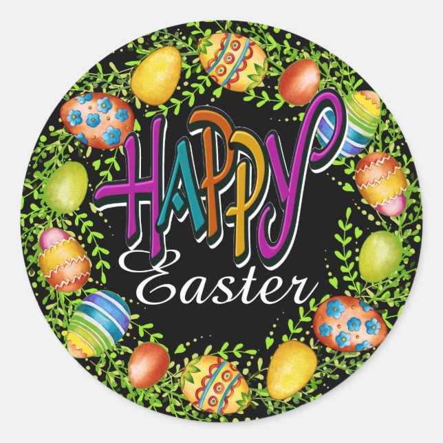 Happy Oaster Sticker (Vorderseite)