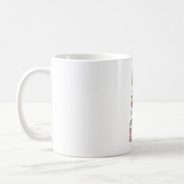 Happy Oaster T Rex Dinosaur Bunny Rabbit Eggs Kaffeetasse (Links)