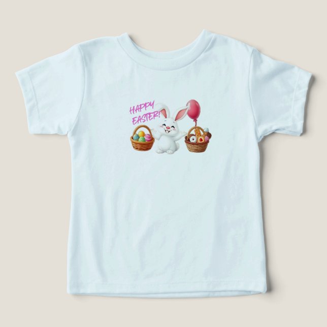 Happy Oaster T - Shirt für Kleinkinder (Design Vorderseite)