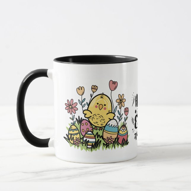 Happy Oaster Tasse: Feiern Sie den Frühling mit Fr Tasse (Links)