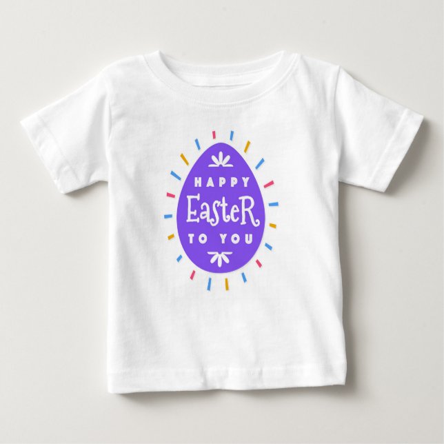 Happy Oaster to You Easter Egg Baby T-shirt (Vorderseite)