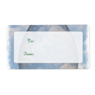 Happy Oaster - Transparentes Ostereier im Himmel