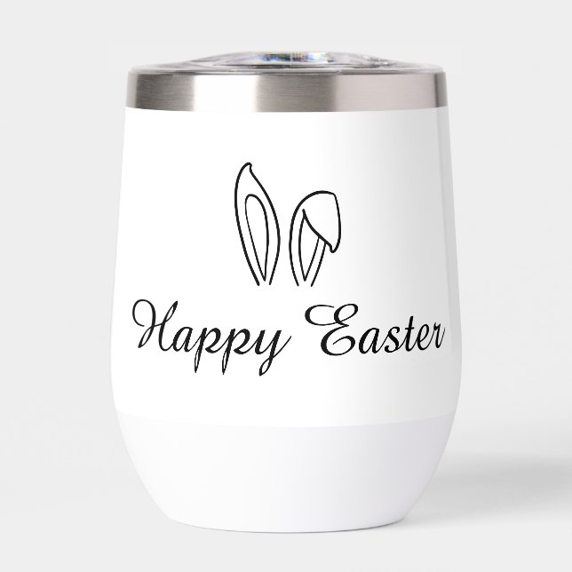 Happy Oaster Travel Water Flasche (Vorderseite)
