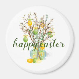 Happy Oaster Tree, niedliches klassisches Round Ma Magnet
