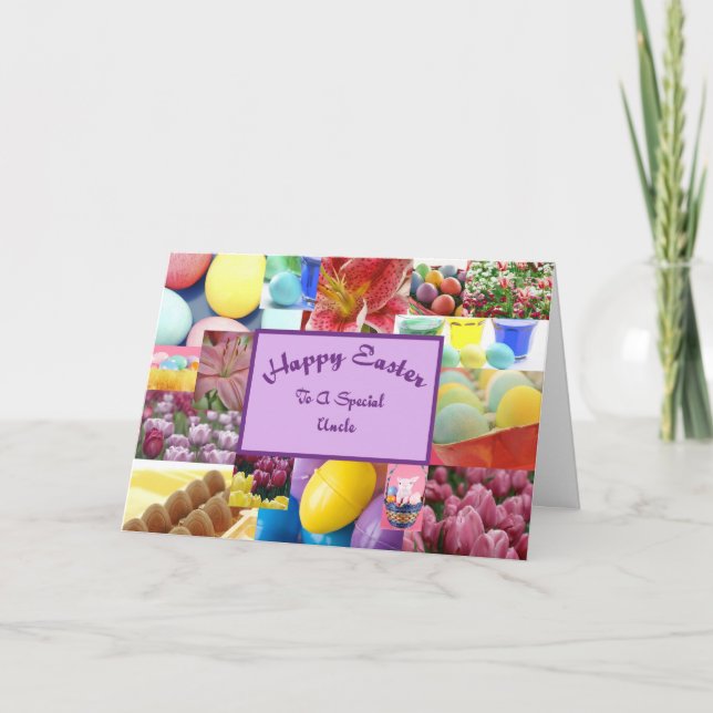 Happy Oaster Uncle Feiertagskarte (Vorderseite)
