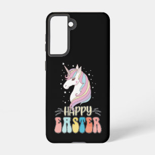 Happy Oaster Unicorn Bunny Rabbit Eggs Samsung Galaxy Hülle
