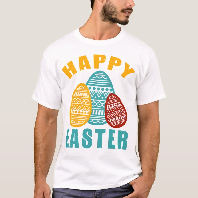 Happy Oaster Unisex Heavy Cotton T-Shirt, Frühjahr T-Shirt (Vorderseite)