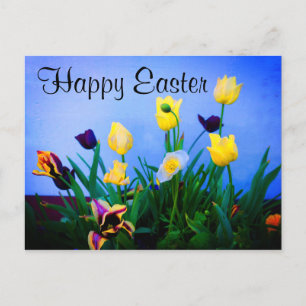 Happy Oaster Verschiedene Tulpen #2 Postkarte