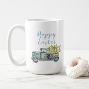 Happy Oaster Vintag Truck Kaffee Tasse