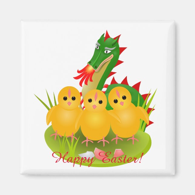 Happy Oaster von drei Küken und Dragon von Mons Magnet (Vorne)