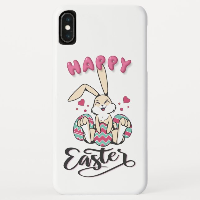 Happy Oaster von schönem Osterhase Case-Mate iPhone Hülle (Rückseite)