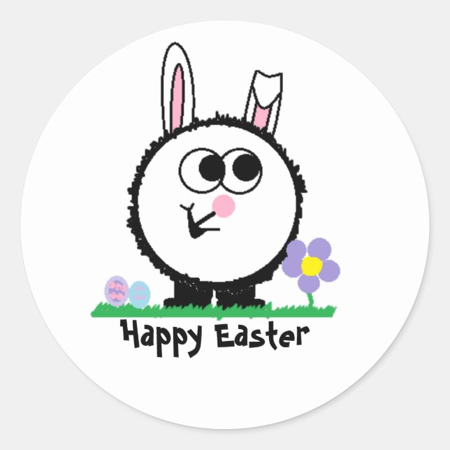 Happy Oaster Weeble Sticker (Vorderseite)