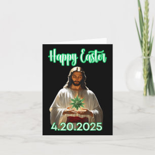 Happy Oaster Weed Oster Jesus 2025 Karte