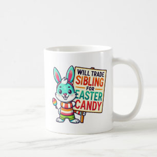 Happy Oaster wird Geschwister gegen Osterbonbons t Kaffeetasse