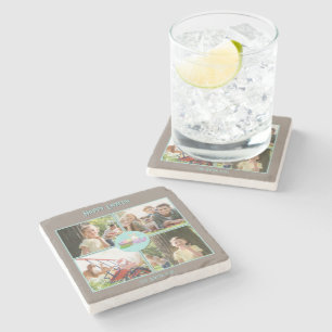 Happy Oaster Wishings Steinuntersetzer