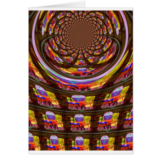 Happy Oaster wünscht Grüße Ohne nahtlose Grafiken (Vorne)