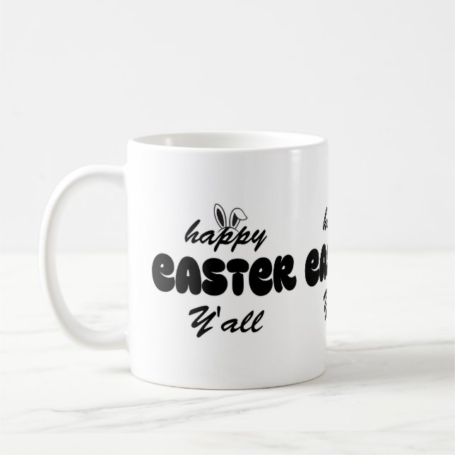 Happy Oaster Y'all Kaffeetasse (Links)