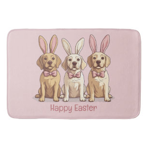 Happy Oaster Yellow Labrador Retriever Hunde Badematte