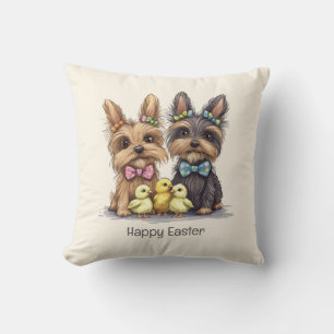 Happy Oaster Yorkshire Terrier Dogs Kissen