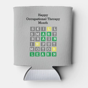 Happy Occupational Therapy Monat Custom Wordle Dosenkühler