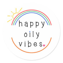 Happy Oily Vibes Sticker