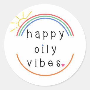 Happy Oily Vibes Sticker