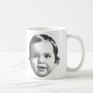 Happy or Upset Mood Kleinkind Baby Girl Coffee Tas Kaffeetasse