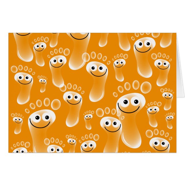 Happy Orange Feet (Vorderseite (Horizontal))
