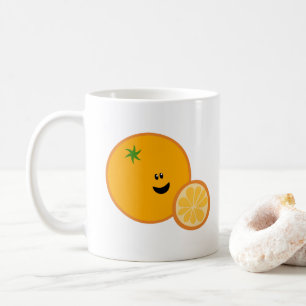 Happy Orange Guten Morgen Tasse