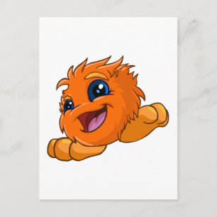 Happy orange JubJub Postkarte
