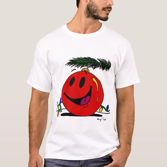 Happy Ornament Adult Basic T - Shirt (Vorderseite)