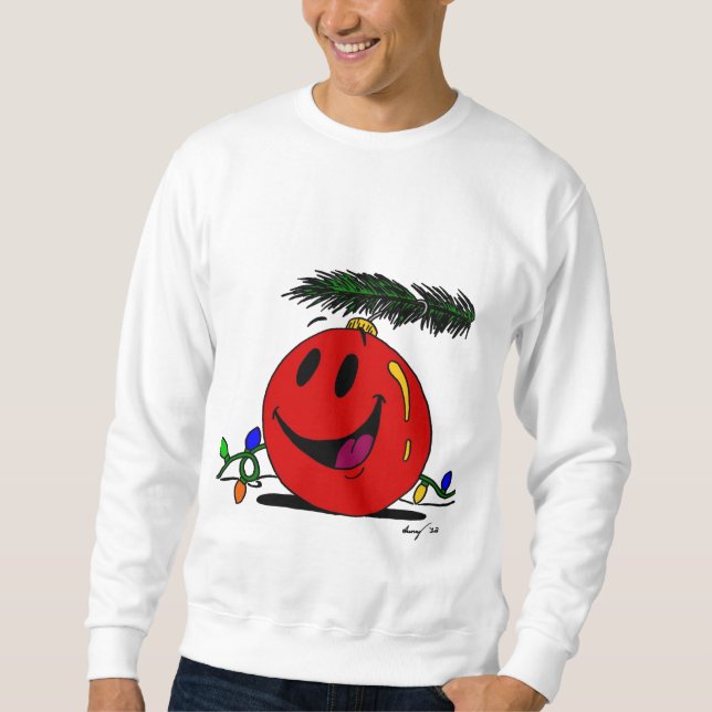 Happy Ornament Mens Sweatshirt (Vorderseite)
