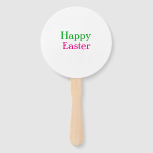 Happy Oster boho grün rosa Kinder geben Namen Fächer