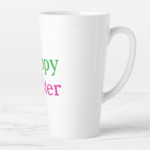 Happy Oster boho grün rosa Kinder geben Namen Milchtasse