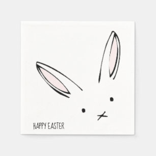 Happy Oster Bunny Rabbit Party Napkins Serviette