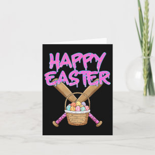 Happy Osterbaseball Bat Ice Cream Tropfen mit Ei Karte
