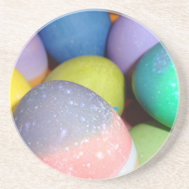 Happy Ostereier! Getränkeuntersetzer (Vorne)