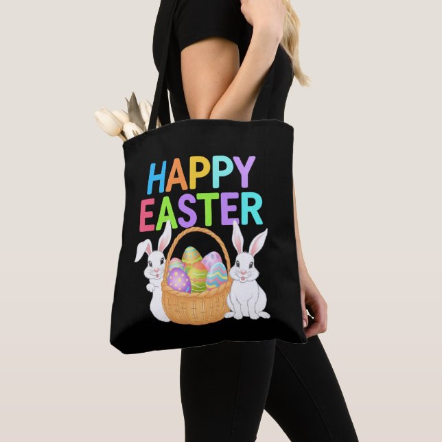 Happy Osterfest 2025 Eier Bunny Niedlich Rabbit (Von Nahem)