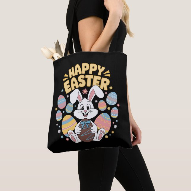 Happy Osterfest 2025 Eier Bunny Niedlich Rabbit (Von Nahem)